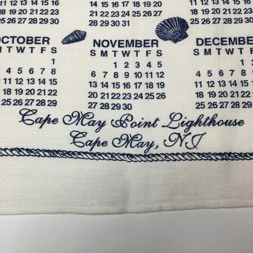 Cape May Point New Jersey Linen 2005‎ Calendar